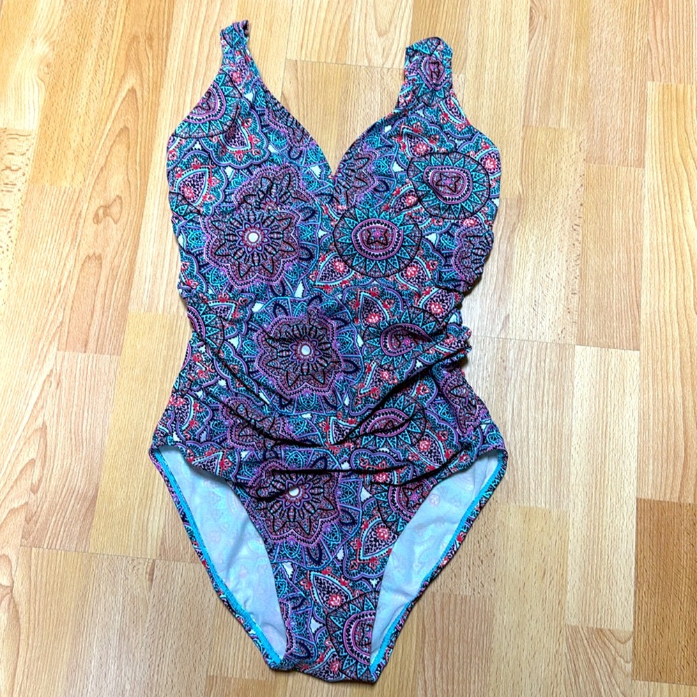 One piece bathing suit, gorgeous colors
